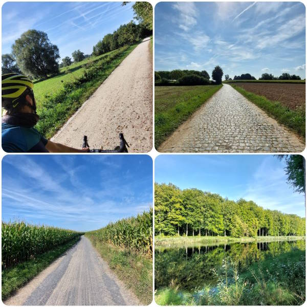 Sfeerbeeld van de route EK/BK Gravel Championships Brabantse Wouden